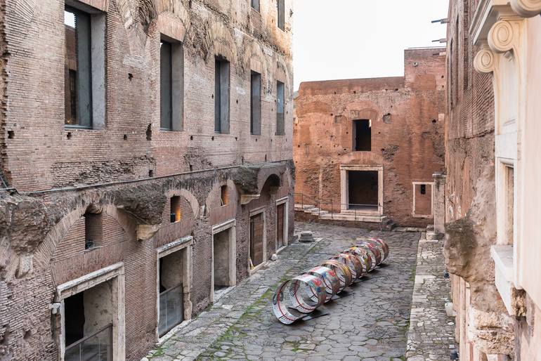 Original Conceptual People Sculpture by Luminita Taranu