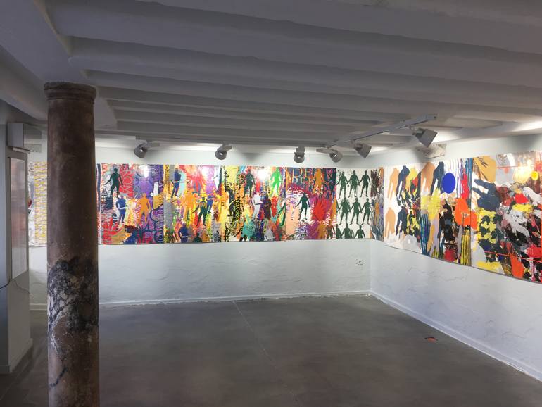 Original Modernism Abstract Painting by Luminita Taranu