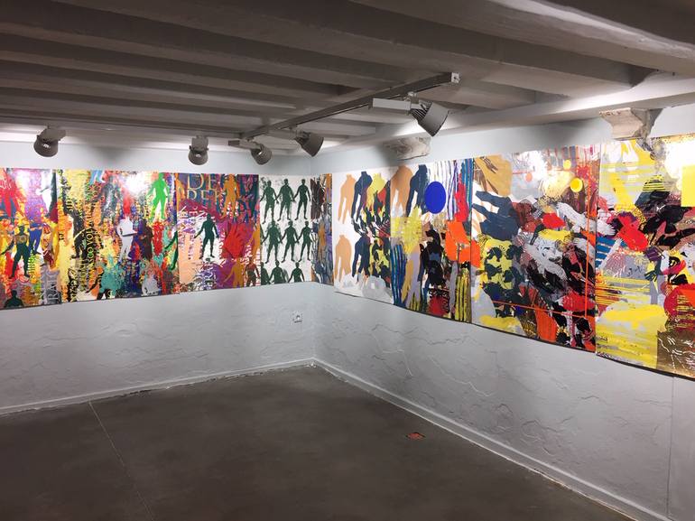 Original Modernism Abstract Painting by Luminita Taranu