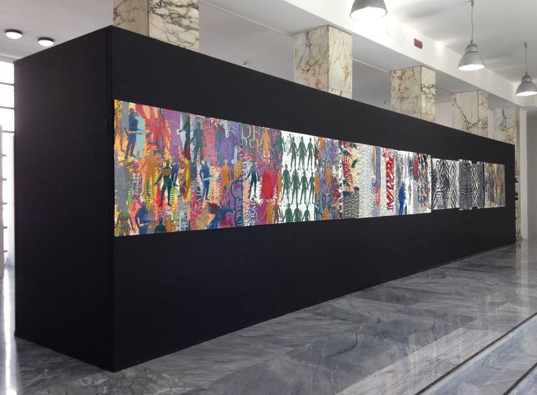 Original Modernism Abstract Painting by Luminita Taranu