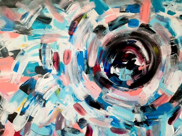 Original Abstract Expressionism Abstract Painting by Yuliya Efremova