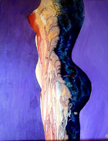 Print of Nude Paintings by Anna Conversano