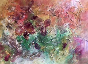 Original Abstract Floral Paintings by Anna Conversano