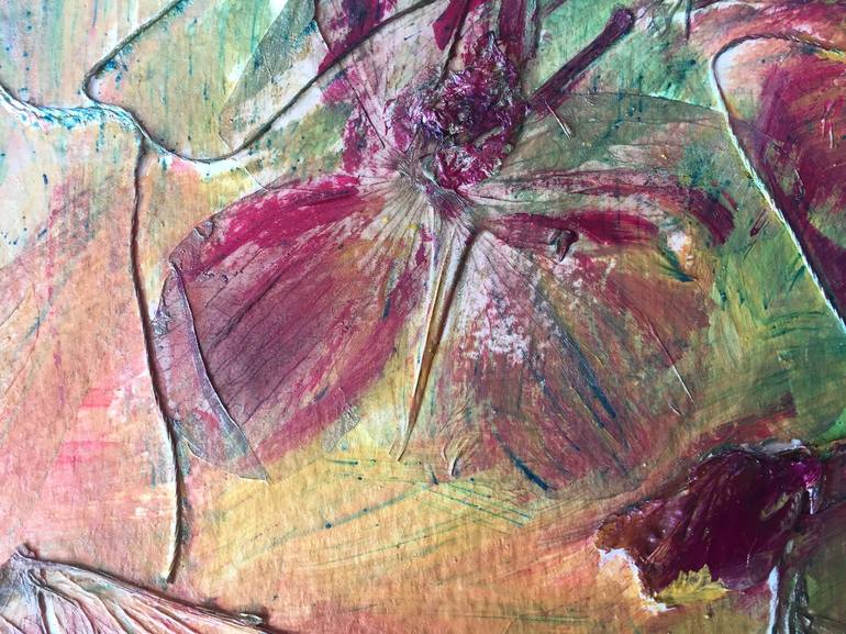 Original Floral Painting by Anna Conversano