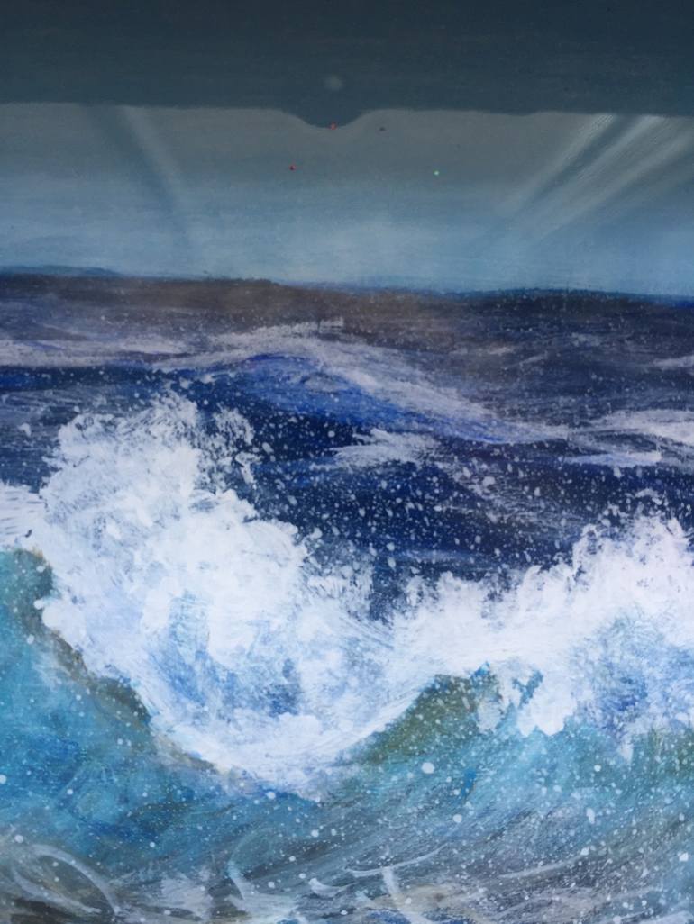 Original Impressionism Seascape Painting by Anna Conversano