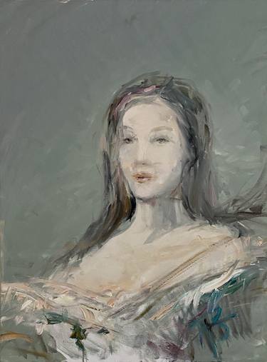 Original Portraiture Women Painting by Iryna Zubenko