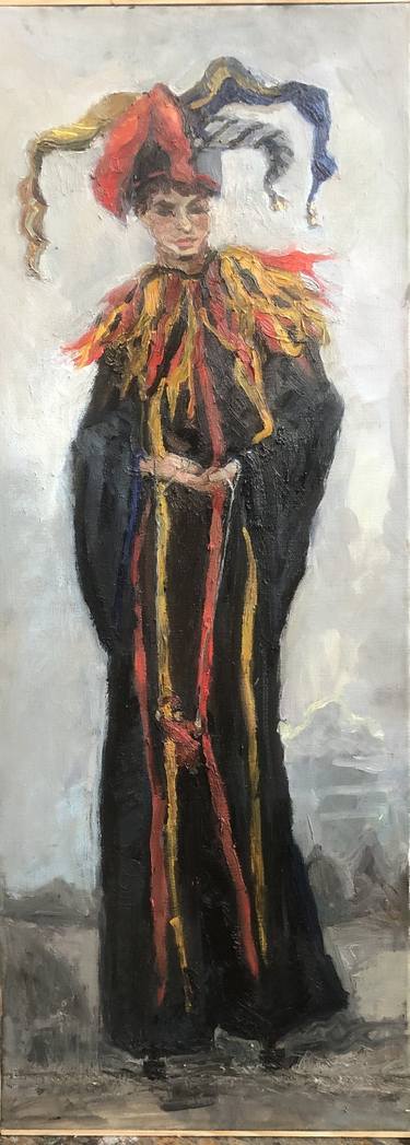 Original Portraiture Men Painting by Anastasia Kuleshova