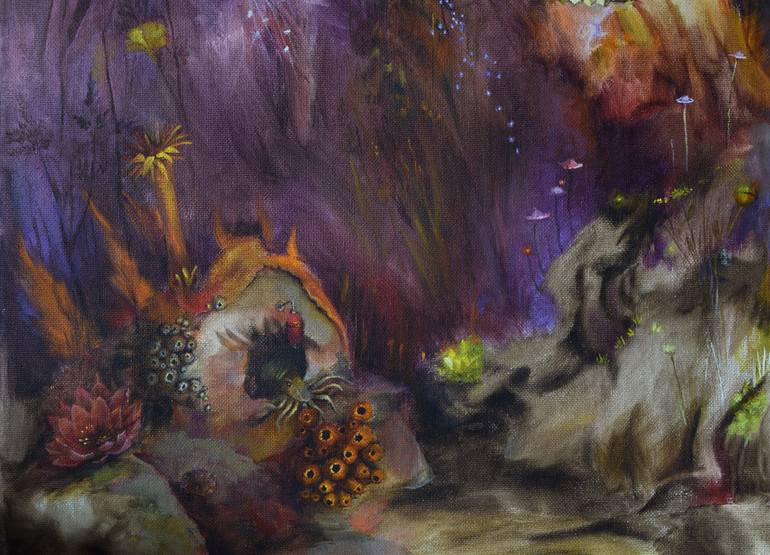 Original Fantasy Painting by Olga Golubeva