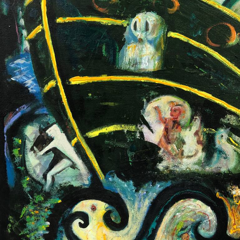 Original Figurative Boat Painting by Bob Dawson