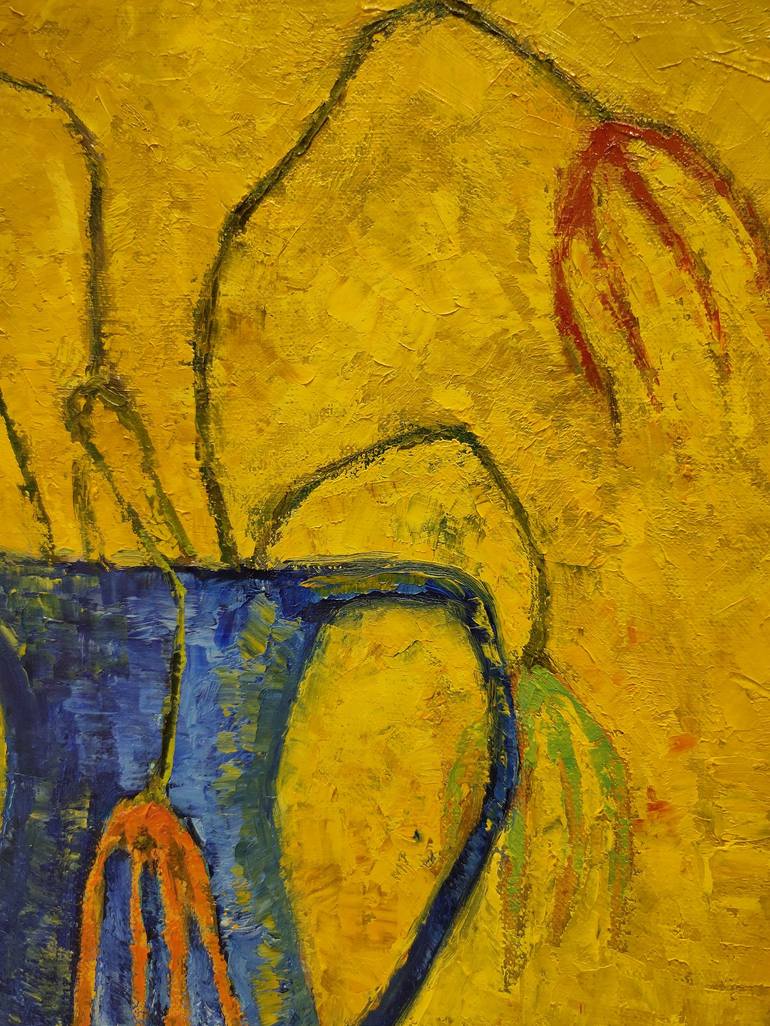 Original Fauvism Still Life Painting by Albina URBANEK