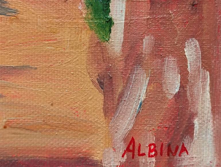 Original Fauvism Landscape Painting by Albina URBANEK