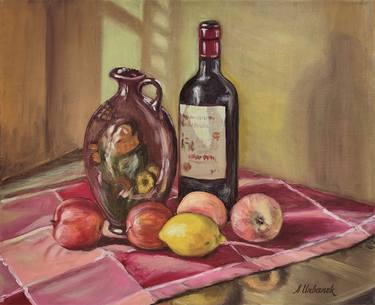 Original Still Life Paintings by Albina URBANEK