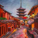 When the shadows are still warm (Toji Temple - Kyoto, Japan) by Albina URBANEK