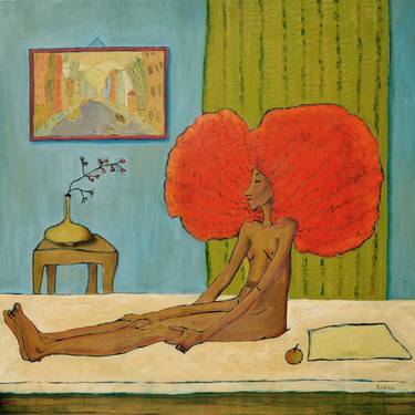 Original Abstract Nude Paintings by Albina URBANEK