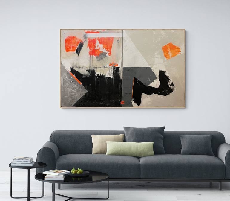Original Abstract Painting by Karen and Simone Lehmann