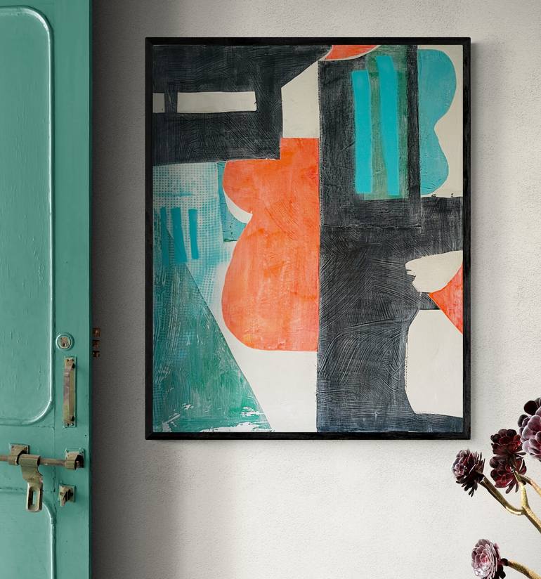 Original Abstract Painting by Karen and Simone Lehmann