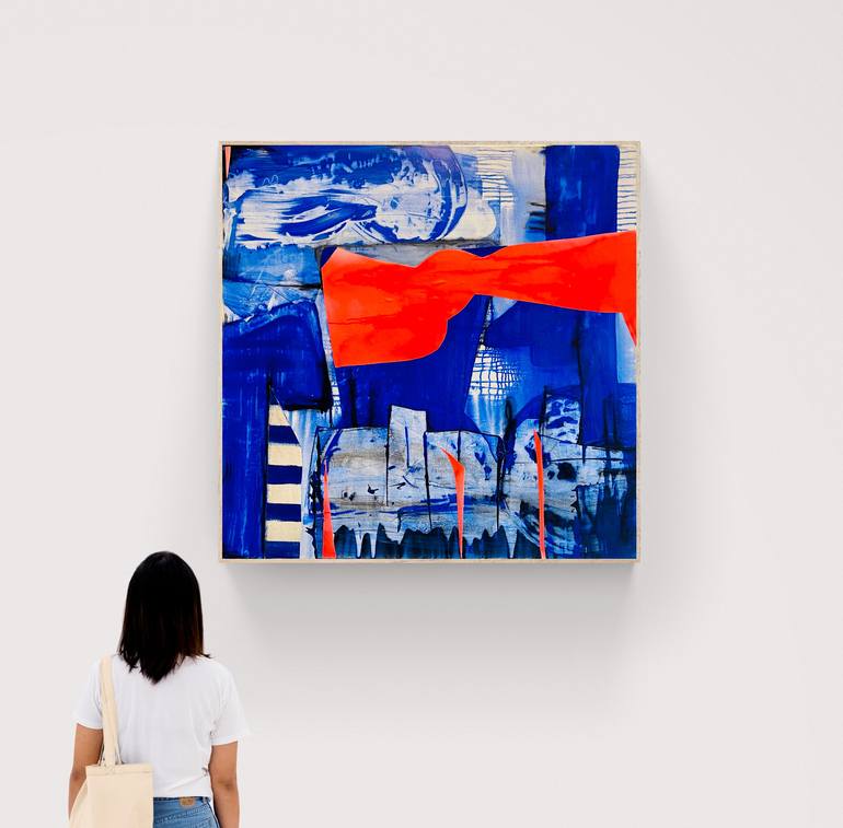 Original Abstract Painting by Karen And Simone Lehmann