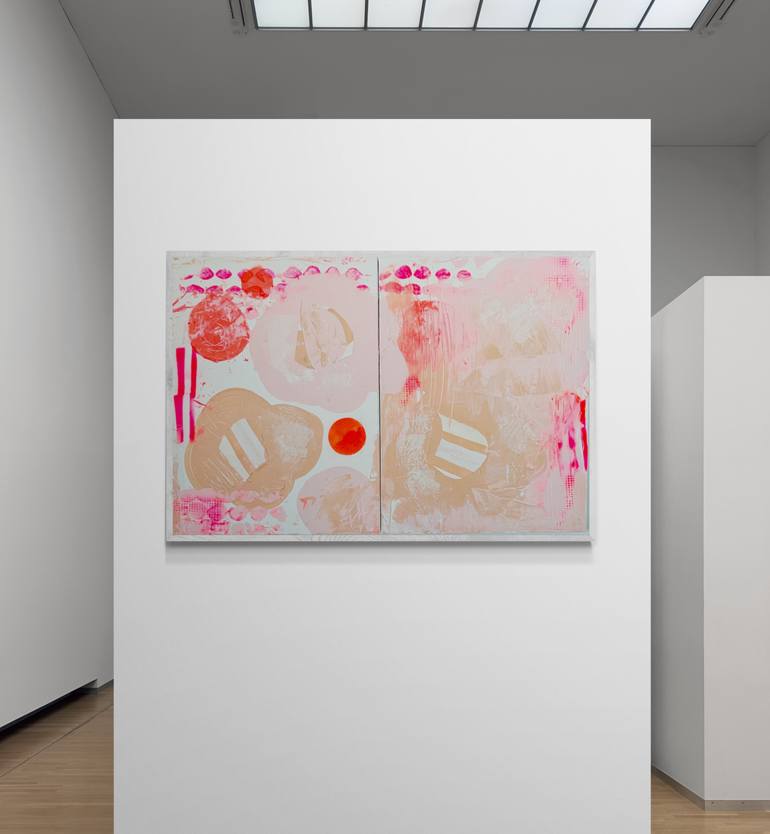 Original Street Art Abstract Painting by Karen And Simone Lehmann
