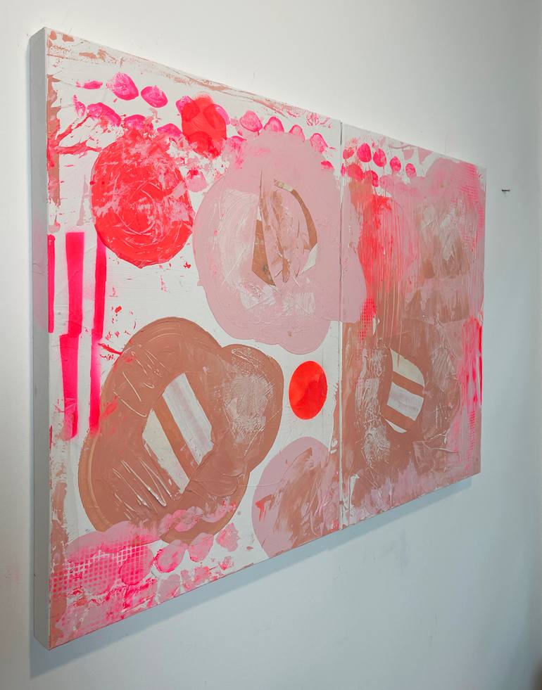 Original Street Art Abstract Painting by Karen And Simone Lehmann