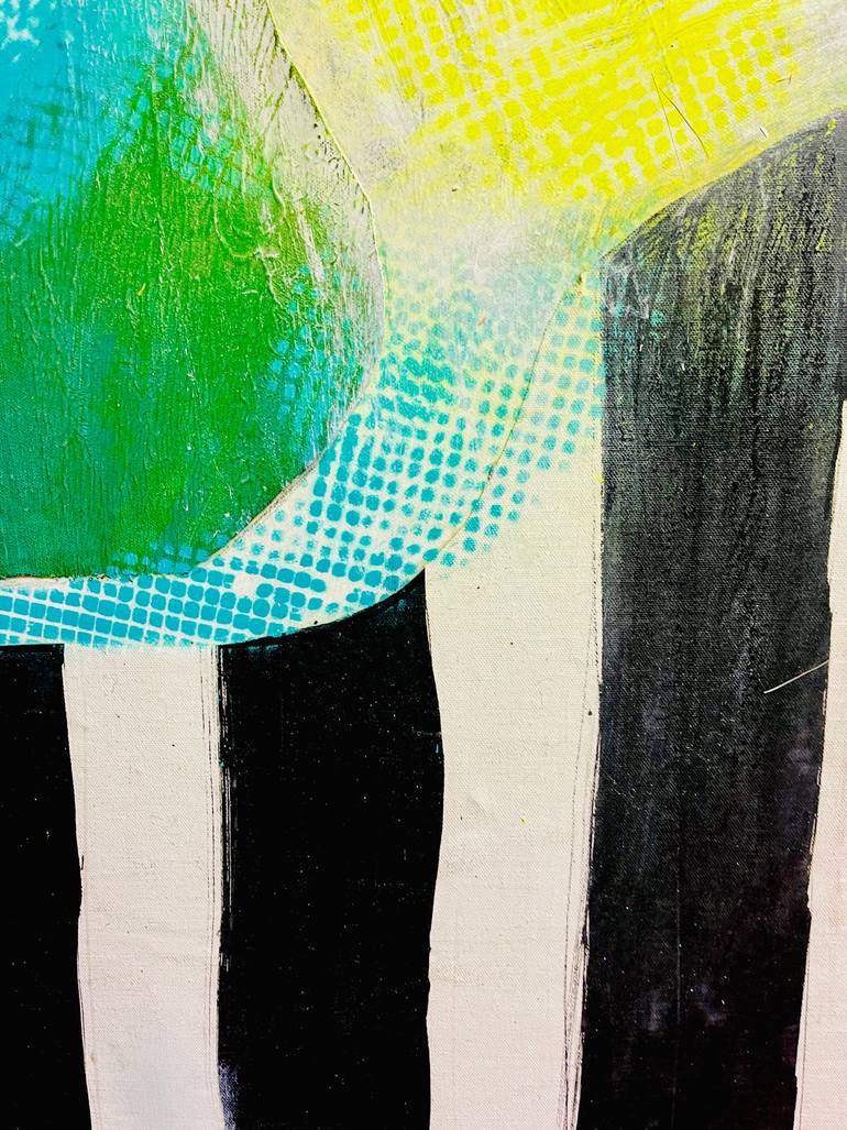 Original Pop Art Abstract Painting by Karen And Simone Lehmann