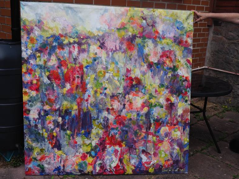 Original Abstract Painting by Suzette  Dyson
