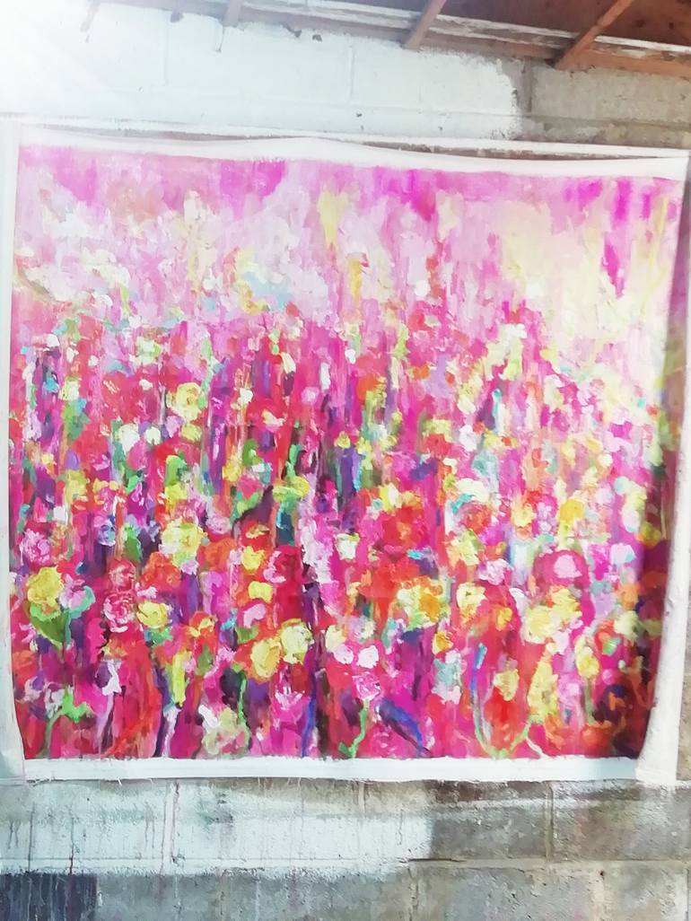 Original Abstract Expressionism Abstract Painting by Suzette  Dyson