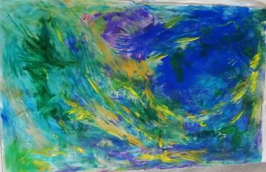 Print of Abstract Expressionism Abstract Paintings by Suzette Dyson
