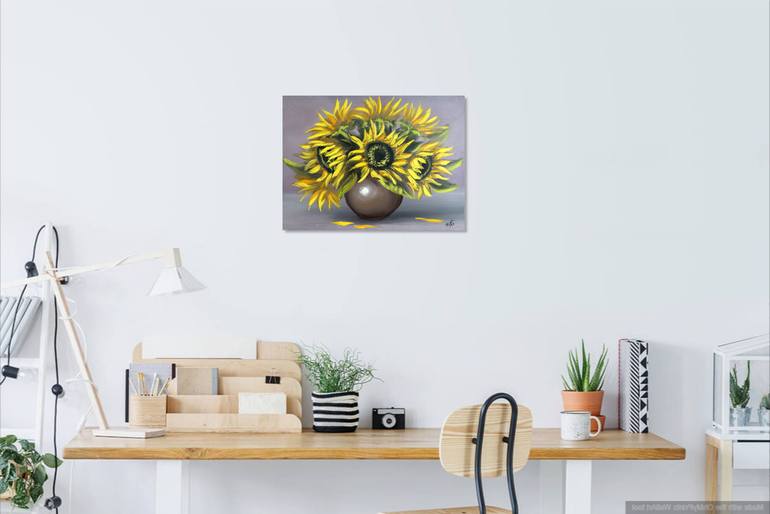Original Impressionism Still Life Painting by Andrei Bagno