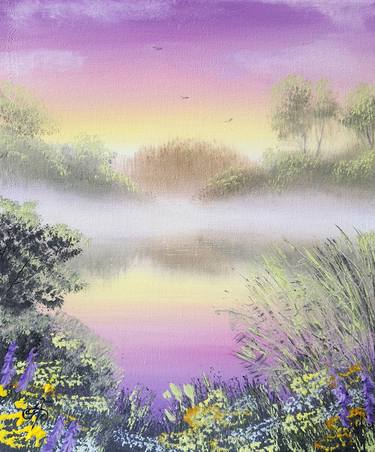 "Foggy Morning on the Lake" thumb