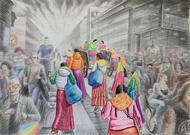 Print of People Paintings by Ramz Gadzh