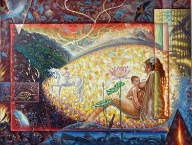 Original Figurative Fantasy Painting by Ramz Gadzh