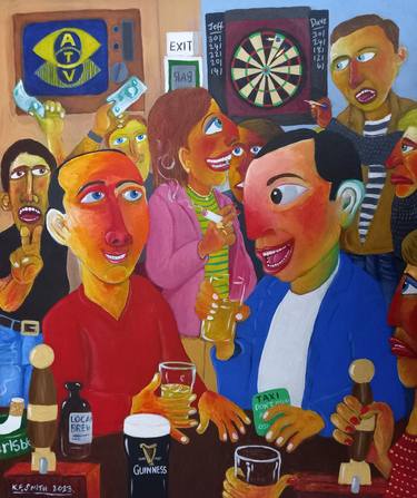 Print of People Paintings by Kevin Francis Smith