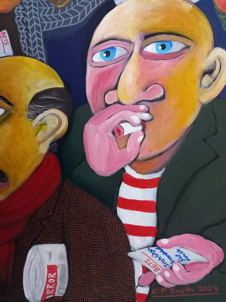 Original Figurative Men Painting by Kevin Francis Smith