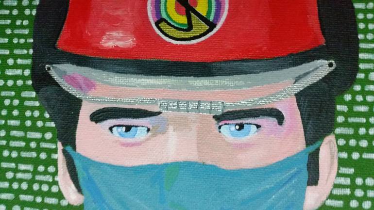 Original Pop Art Politics Painting by Kevin Francis Smith