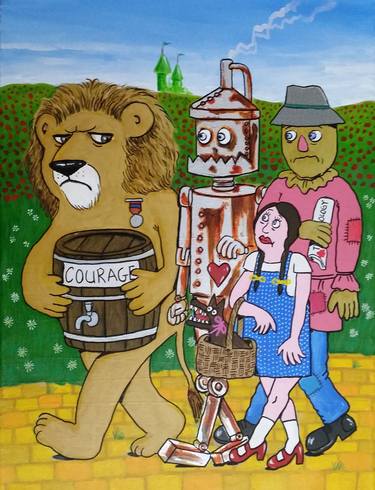Print of Cartoon Paintings by Kevin Francis Smith