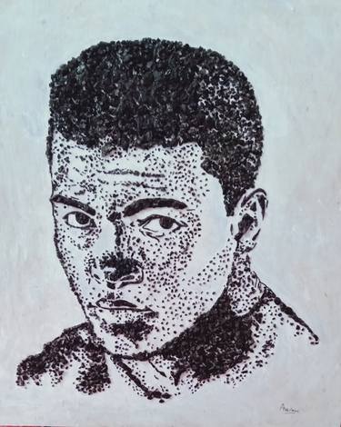 All ages of Mohamed Ali.(Stone  portrait Art) thumb