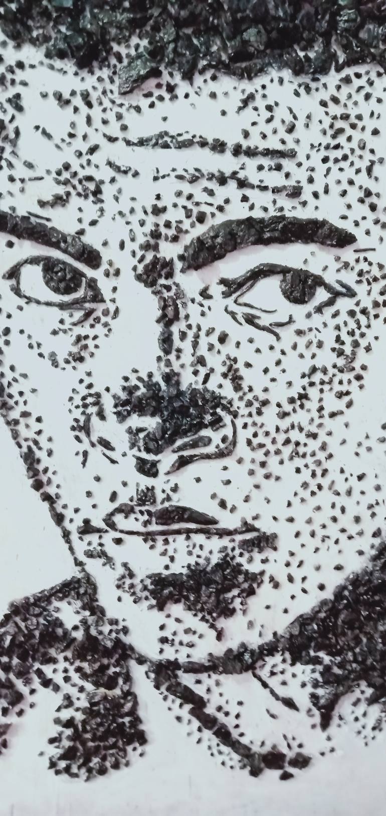 Original Documentary People Painting by Alan Grey