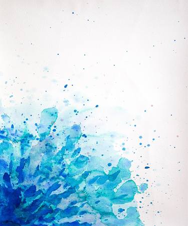 Original Abstract Water Paintings by Karen Messerer