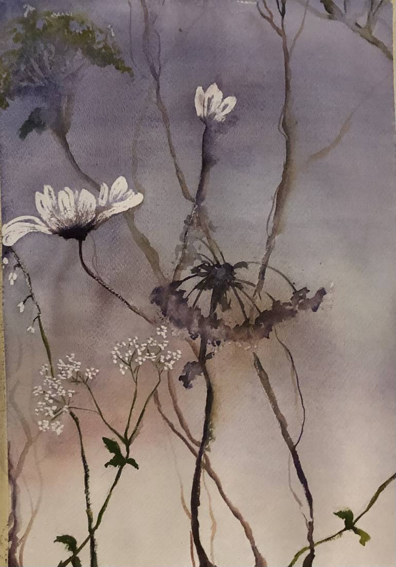 Original Botanic Painting by Karen Messerer