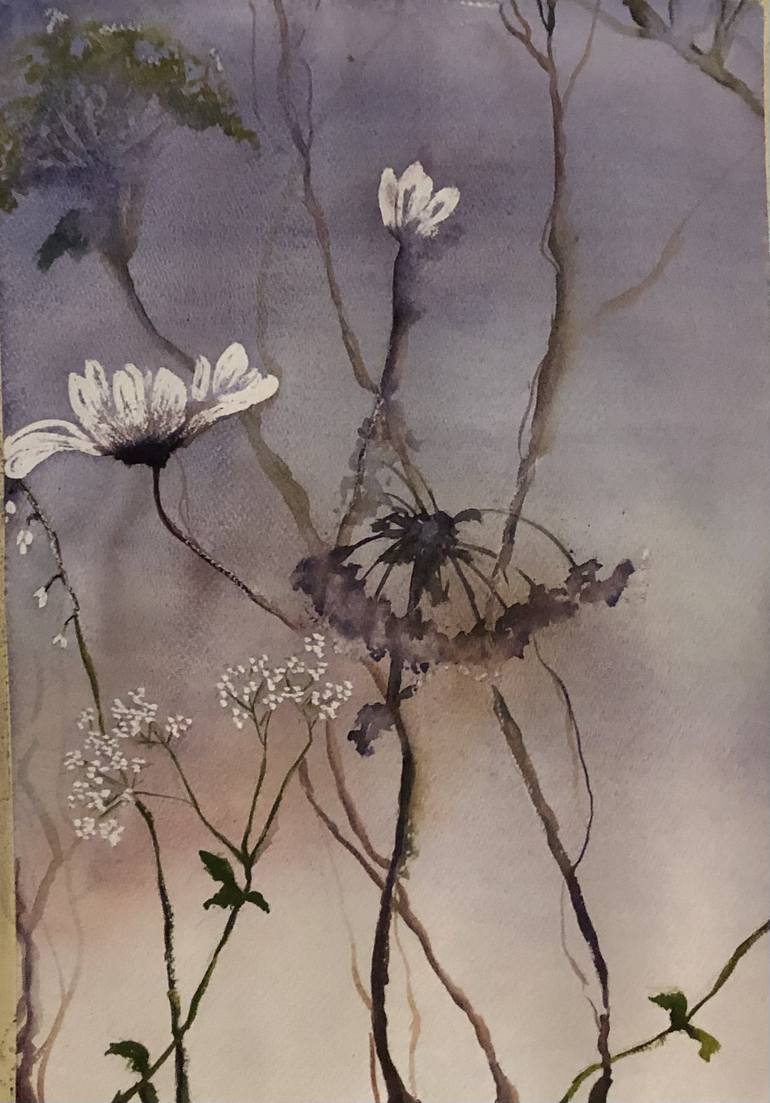 Original Botanical Art Botanic Painting by Karen Messerer