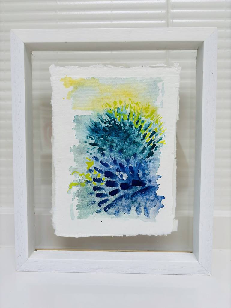 Original Abstract Water Painting by Karen Messerer