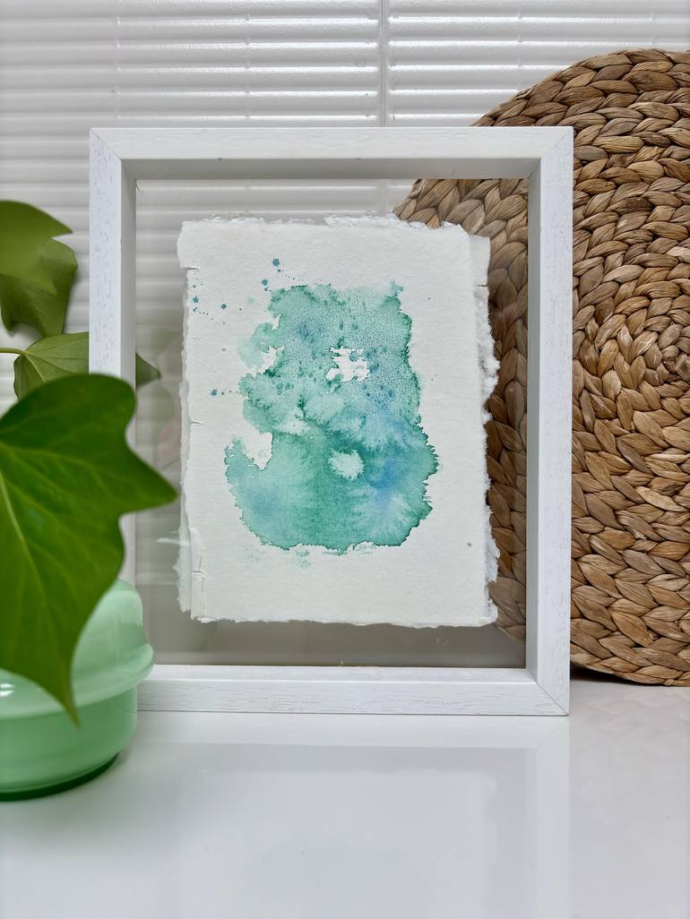 Original Abstract Water Painting by Karen Messerer