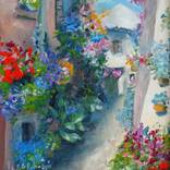 Blooming street by Inga Morales