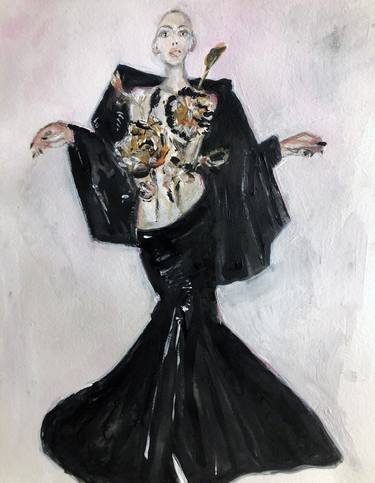 Original Illustration Fashion Paintings by Gemma O'Brien