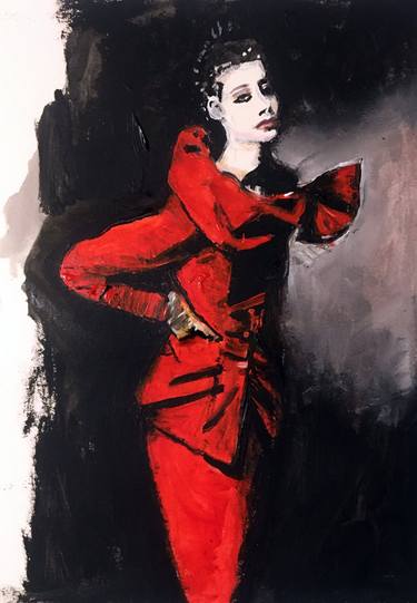 Original Illustration Fashion Paintings by Gemma O'Brien