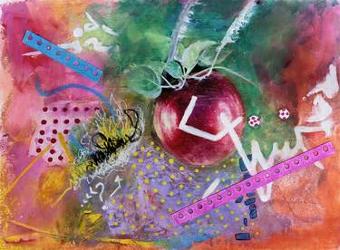 Print of Abstract Food Collage by Teresa Garcia Barrigon