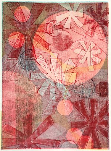 Original Abstract Printmaking by Ali Herrmann