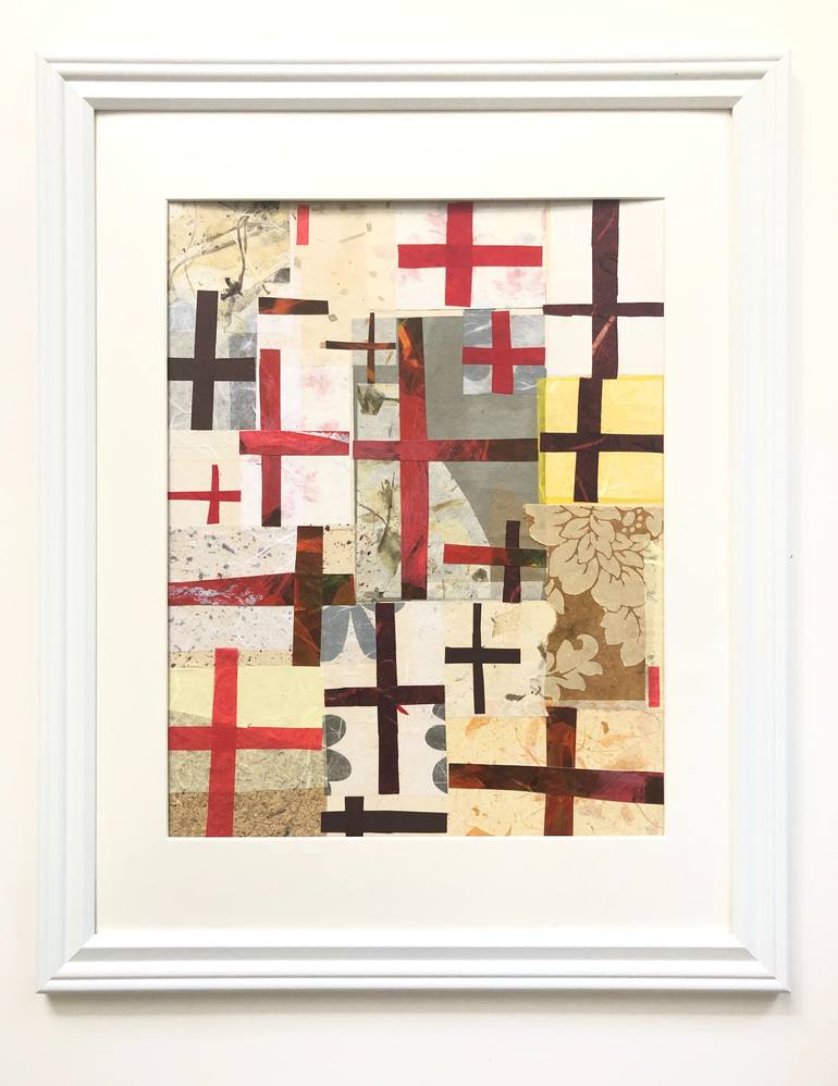 Original Contemporary Abstract Collage by Ali Herrmann