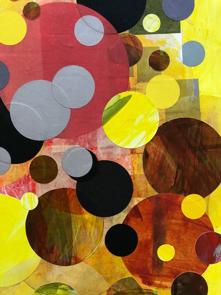 Original Abstract Collage by Ali Herrmann