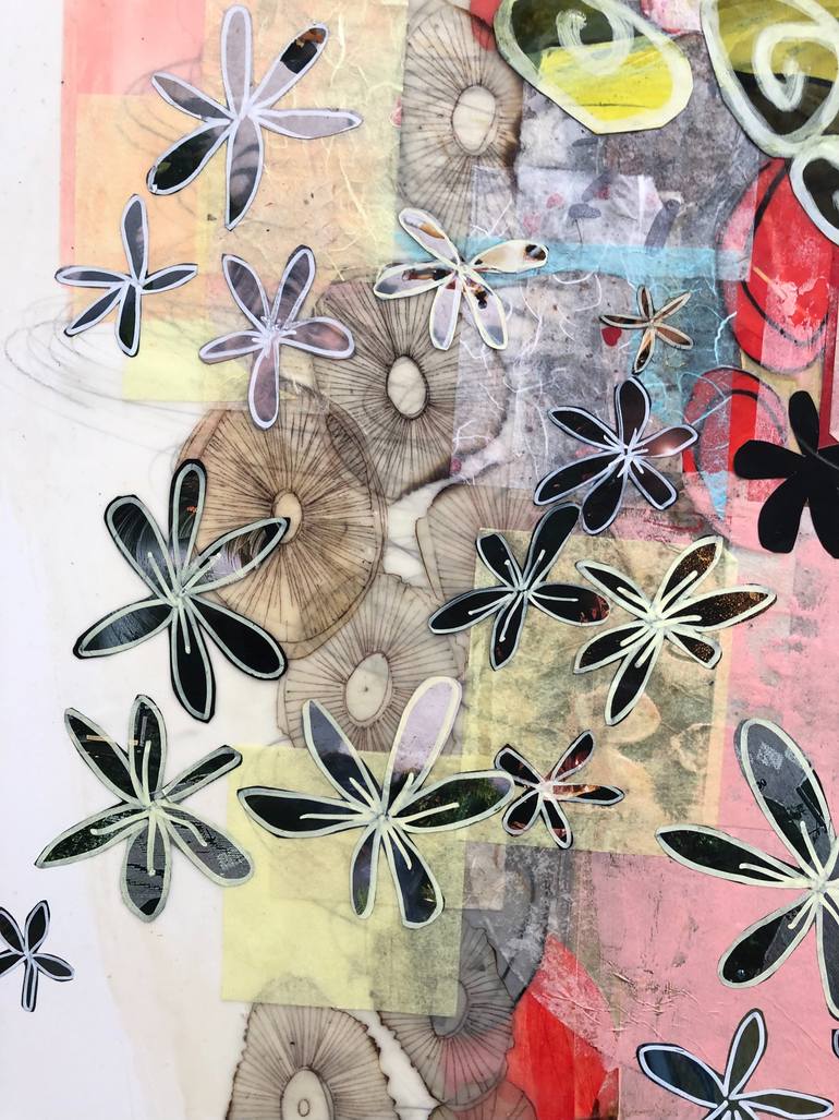 Original Contemporary Abstract Collage by Ali Herrmann